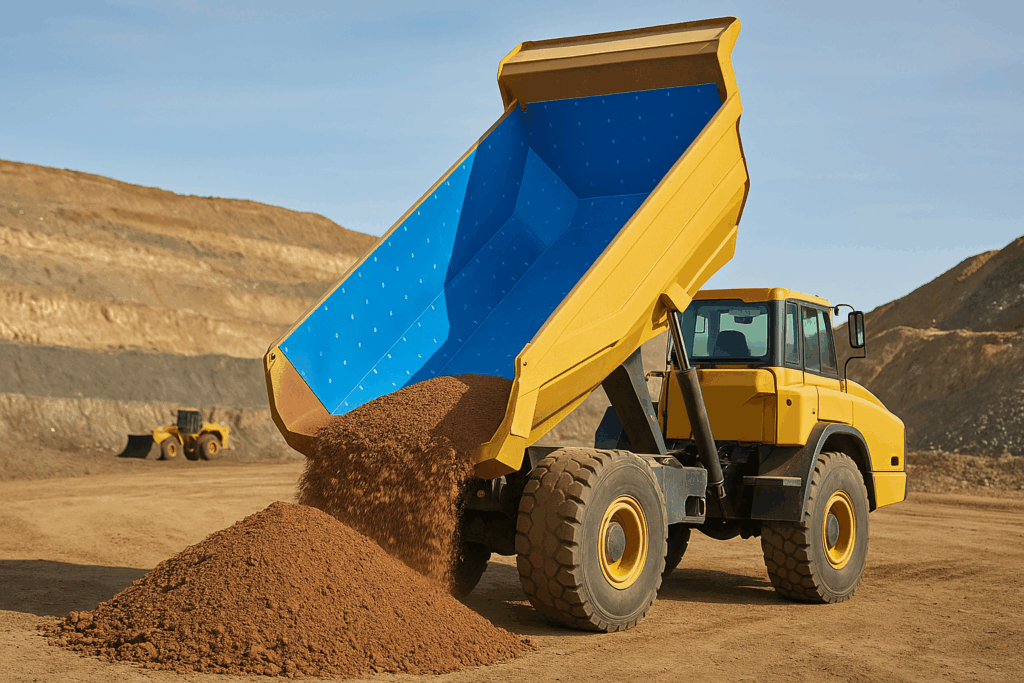 OKUSLIDE Liners to prevent material hang up